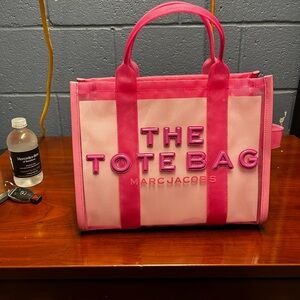 Marc Jacobs Pink Mesh Tote Bag